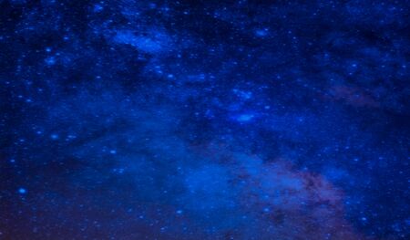 Beautiful abstract texture colorful red blue sky landscape the solar system on the darkness and...
