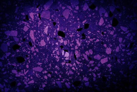 Beautiful abstract color purple grunge marble on black background, pink granite tiles floor on dark background, love pink texture graphics, art colorful purple mosaic decorationの写真素材