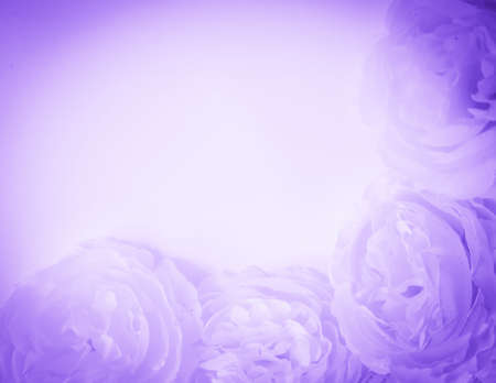 Beautiful flowers in soft color and blur style on mulberry paper texture for backgroundの写真素材