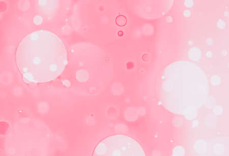 Abstract background with bokeh defocused lights. Pink and white.の写真素材