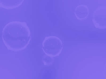 Abstract background with purple bubbles. 3d rendering, 3d illustration.の写真素材