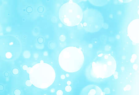abstract blue bokeh backgroundの写真素材