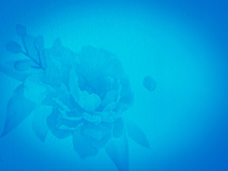 sweet color peony in soft color and blur style on mulberry paper texture for backgroundの写真素材