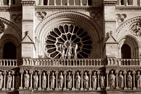 Notre Dame of Paris, Franceの写真素材