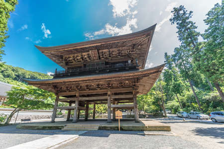 Kamakura, Kanagawa Prefecture, Japan - August 9, 2019 : Sanmon Gate at Engaku-ji Templeのeditorial素材