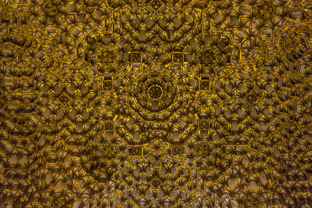Toledo, Castille la Mancha, Spain - April 04, 2017: Detail of ceiling at Treasure Chapel (Capilla...