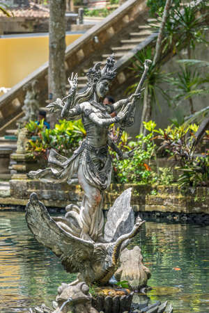 Gunung Kawi temple Sebatu (Pura Gunung Kawi Sebatu), Beautiful Holy spring water temple in Sebatu village, Tegallalang, Bali, Indonesiaの写真素材