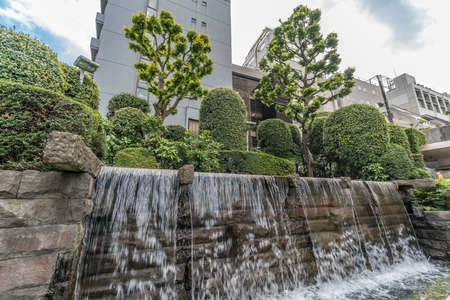 Tokyo, Japan, Chiyoda Ward - August 3, 2018 : Exterior of Hotel Grand Palace. Located in Iidabashi DIstrictのeditorial素材