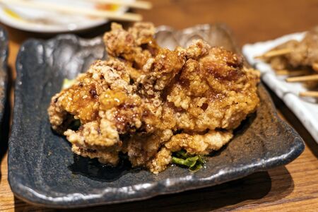 Very Tasty Deep Fried Chicken. Dish From Japanese Cuisine.の写真素材