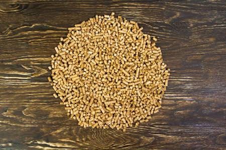 I invite you to see my other illustration with pellets! Pellets - the new eco-friendly fuel, made from pine wood shavings. Pellets are more environmentally friendly than coal. Pellets emit only half as much heat Nathon than natural gas per cubic meter.の写真素材