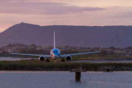 Unreal landscapes, nature, clouds, sea, mountains.Clear sea water, blue sky, houses, olives and all you expect from Greece!の写真素材