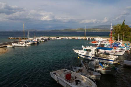 Unreal landscapes, nature, clouds, sea, mountains.Clear sea water, blue sky, houses, olives and all...