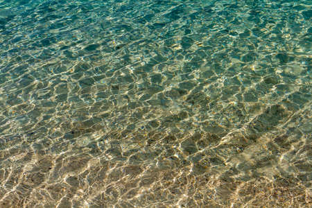 Just a photo of sea water through a polarization filterの写真素材
