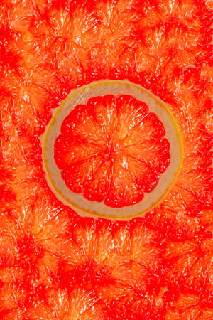 Photo wallpapers on the topic of red citrus and citrus slicesの写真素材