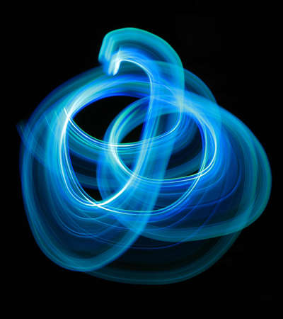 cyan snakeの写真素材