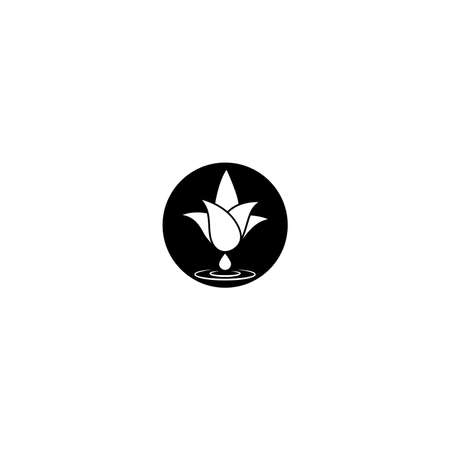 Aloe vera plant icons logo symbol illustration silhouette black and white illustrationの写真素材