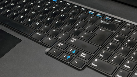 Black computer keyboard.の写真素材