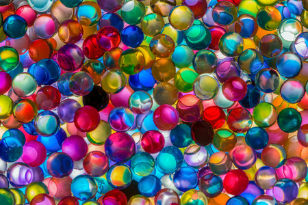 Colorful bbstract blurred bokeh background. Close-up photography.の写真素材