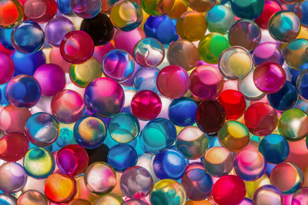 Colorful bbstract blurred bokeh background. Close-up photography.の写真素材