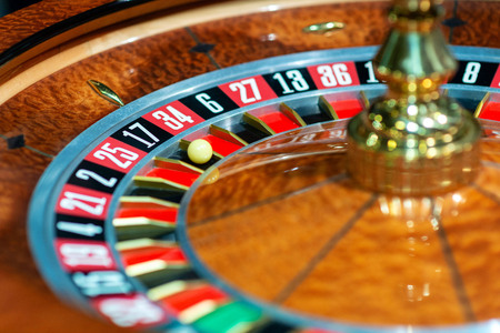 Roulette wheel in casino. Close upの写真素材