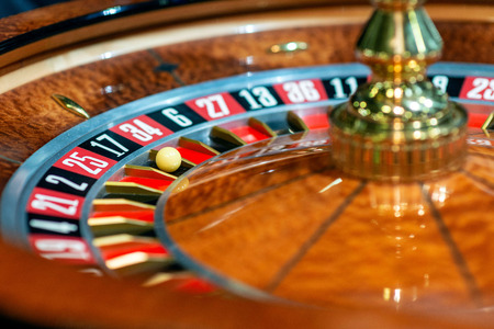 Roulette wheel in casino. Close upの写真素材