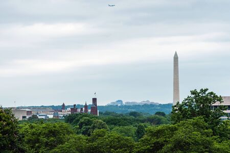 Panoramic view of Washington DC from the Capitol Building.の写真素材