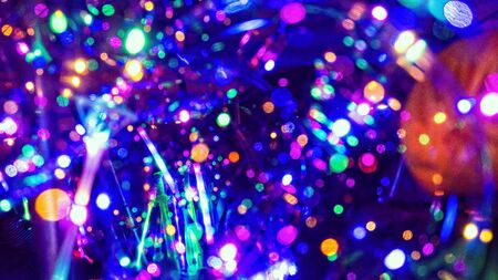 Christmas wallpaper decorations concept, xmas holiday festival backdropの写真素材