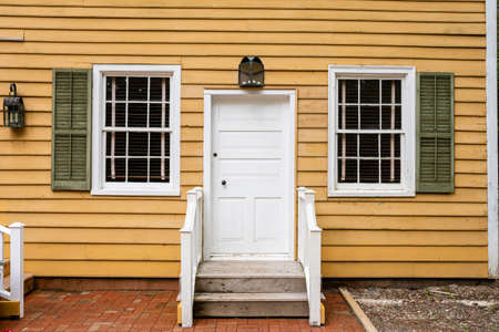 Cold Spring Village, Cape May, NJ, USA - June 18, 2019: Dennisville iin constructed in 1836 for use as a tavern and inn by Thomas Henderson from Cumberland Countyのeditorial素材