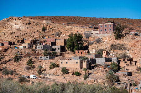Traditional homes in Morocco's Atlas Mountains highlight unique local architecture.
