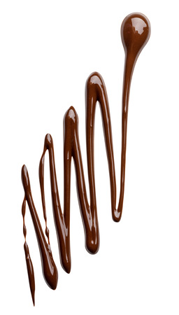 Melting chocolate dripsの写真素材
