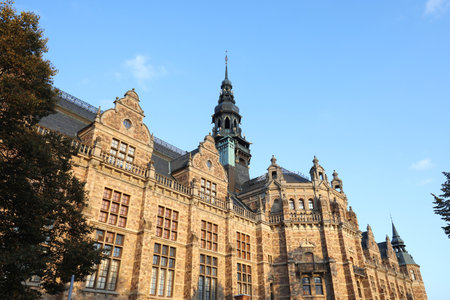 Nordic museum in Stockholmのeditorial素材
