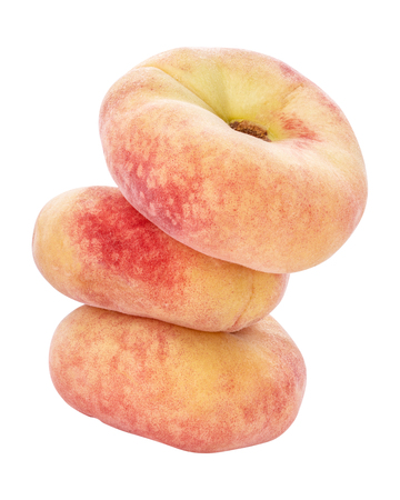 Fig peach isolated on white background.の写真素材