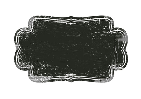 Vector Grunge Labelのイラスト素材