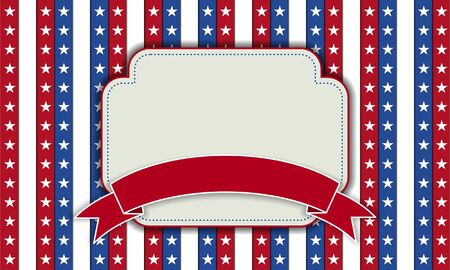4th of July independence day background, July 4th, Memorial Day, Independence day, Easy to edit  Perfect for invitations or announcements のイラスト素材