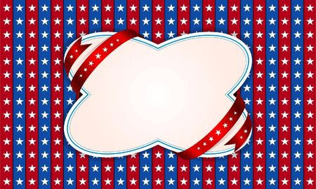 4th of July independence day background, July 4th, Memorial Day, Independence day, Easy to edit  Perfect for invitations or announcements のイラスト素材