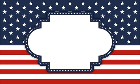 4th of July independence day background, July 4th, Memorial Day, Independence day, Easy to edit  Perfect for invitations or announcements のイラスト素材