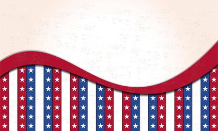 4th of July independence day background, July 4th, Memorial Day, Independence day, Easy to edit  Perfect for invitations or announcements のイラスト素材