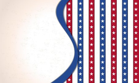 4th of July independence day background, July 4th, Memorial Day, Independence day, Easy to edit  Perfect for invitations or announcements のイラスト素材