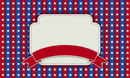 4th of July independence day background, July 4th, Memorial Day, Independence day, Easy to edit  Perfect for invitations or announcements のイラスト素材