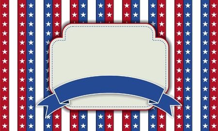 4th of July independence day background, July 4th, Memorial Day, Independence day, Easy to edit  Perfect for invitations or announcements のイラスト素材