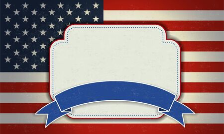 4th of July independence day background, July 4th, Memorial Day, Independence day, Easy to edit  Perfect for invitations or announcements のイラスト素材