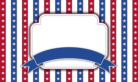 4th of July independence day background, July 4th, Memorial Day, Independence day, Easy to edit  Perfect for invitations or announcements のイラスト素材