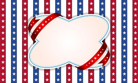 4th of July independence day background, July 4th, Memorial Day, Independence day, Easy to edit  Perfect for invitations or announcements のイラスト素材