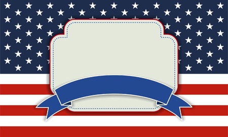4th of July independence day background, July 4th, Memorial Day, Independence day, Easy to edit  Perfect for invitations or announcements のイラスト素材