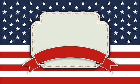 4th of July independence day background, July 4th, Memorial Day, Independence day, Easy to edit  Perfect for invitations or announcements のイラスト素材