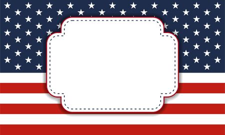 4th of July independence day background, July 4th, Memorial Day, Independence day, Easy to edit  Perfect for invitations or announcements のイラスト素材