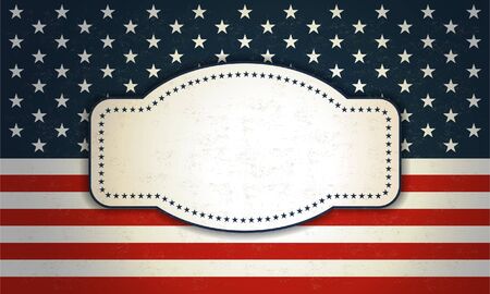 4th of July independence day background, July 4th, Memorial Day, Independence day, Easy to edit  Perfect for invitations or announcements のイラスト素材