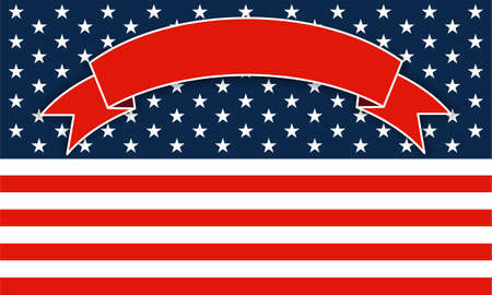 4th of July independence day background, July 4th, Memorial Day, Independence day, Easy to edit  Perfect for invitations or announcements のイラスト素材