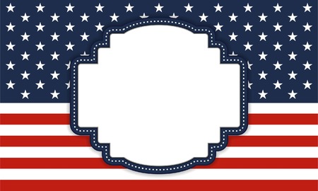 4th of July independence day background, July 4th, Memorial Day, Independence day, Easy to edit  Perfect for invitations or announcements のイラスト素材