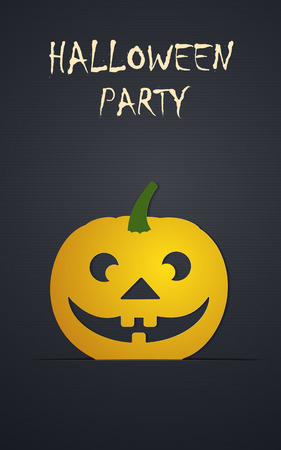 Halloween day Vector Templates. Perfect for invitations or announcements.のイラスト素材